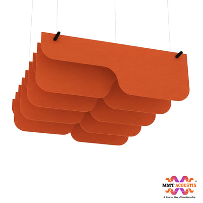 Acoustic Ceiling Baffles, PulseArc, 4 pcs