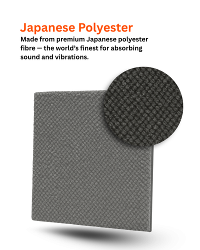 Acoustic Carpet Tiles -Grey Smoke