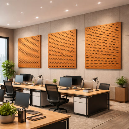 Acoustic Wooden Screens with Felt 2x2 ft - SX6