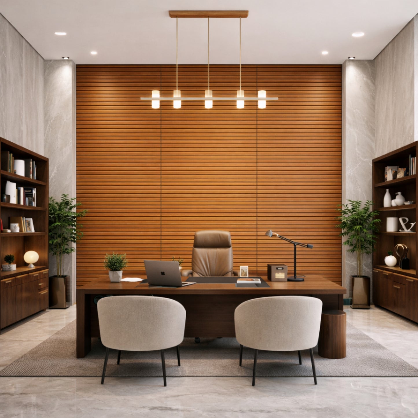 Acoustic Wooden Screens with Felt 2x2 ft - SX3