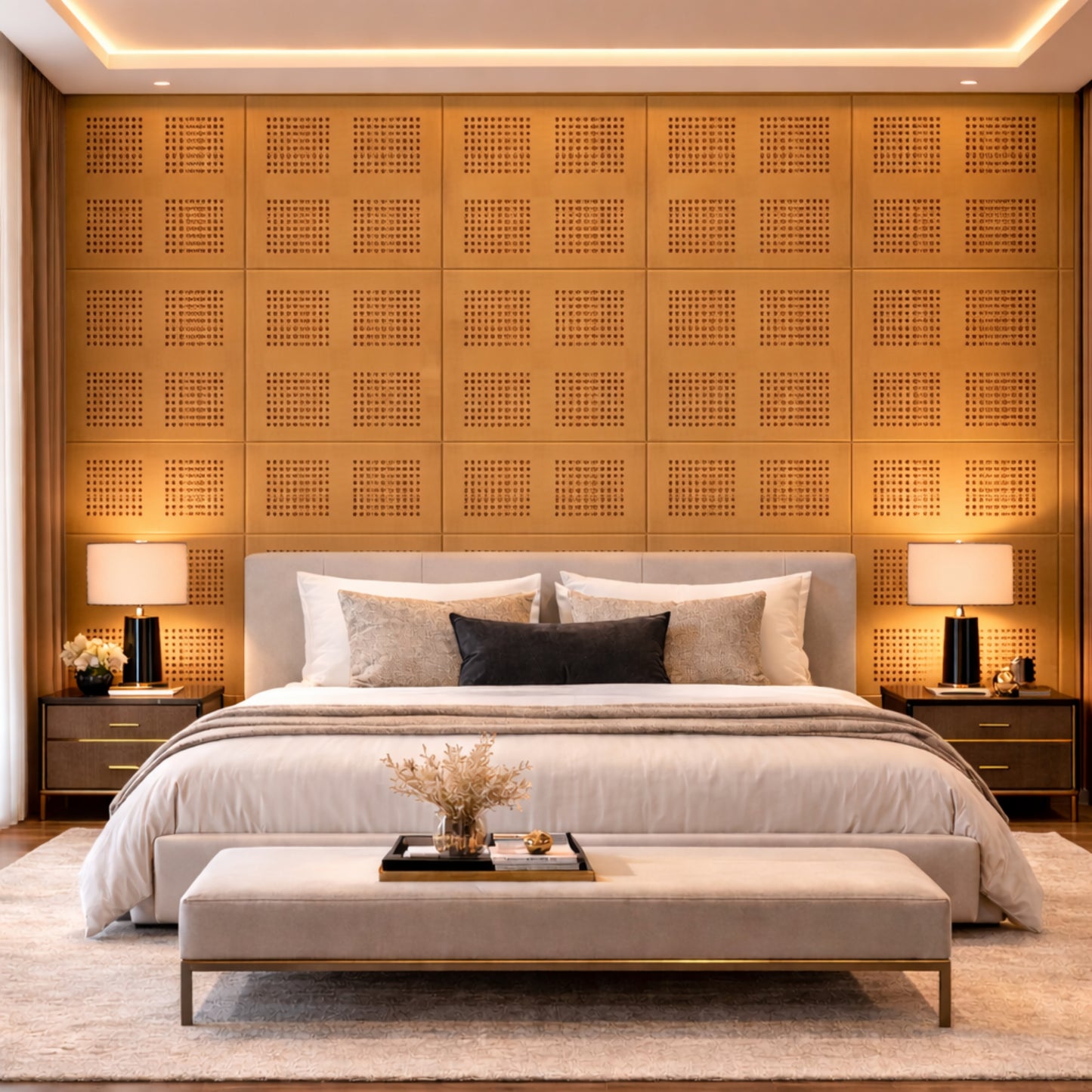 Acoustic Wooden Screens with Felt 2x2 ft - SX2