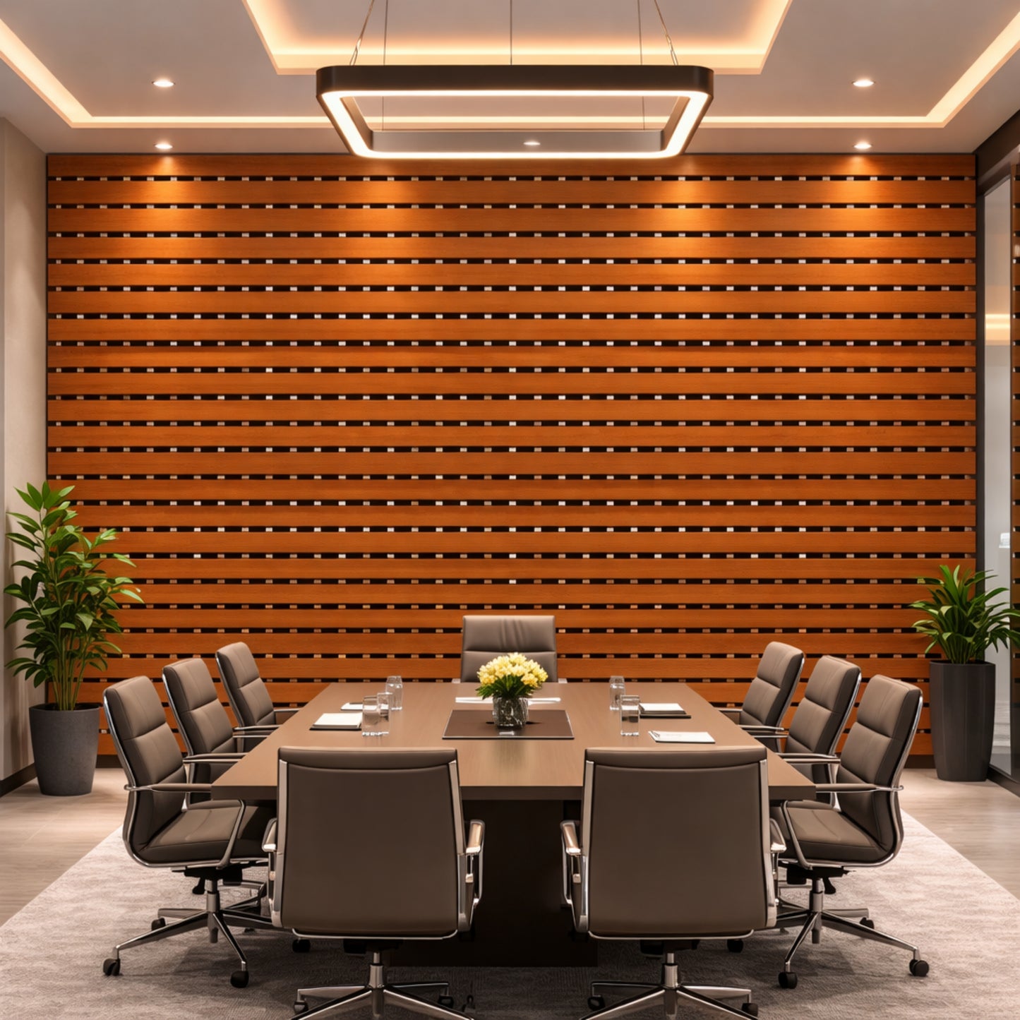 Acoustic Wooden Screens with Felt 2x2 ft - SX12