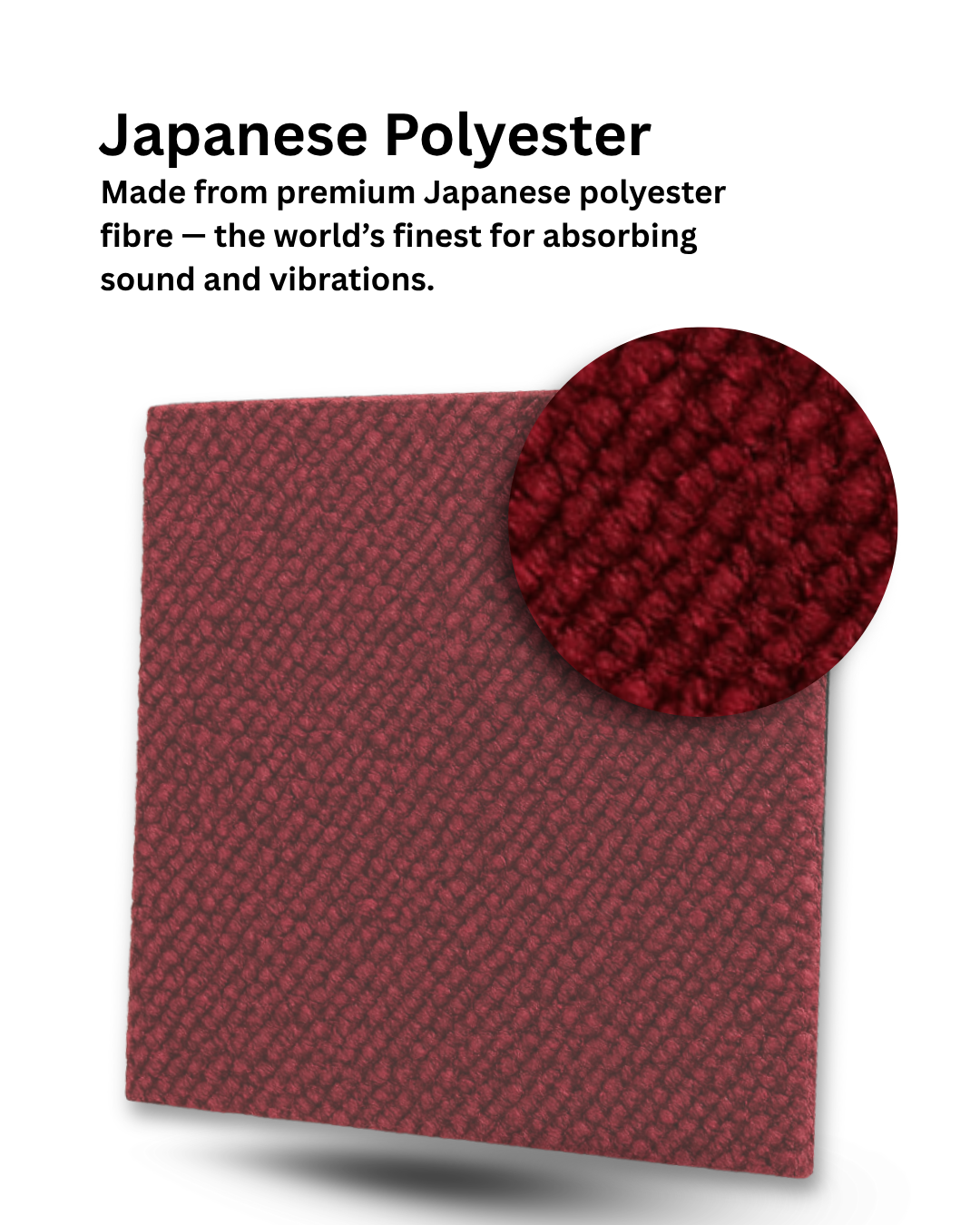 Acoustic Carpet Tiles - Red