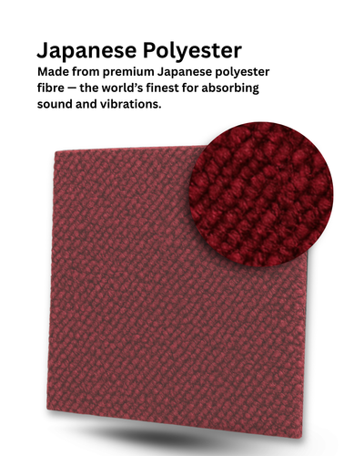 Acoustic Carpet Tiles - Red