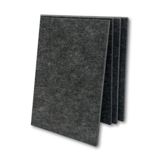 Felt Acoustic Decor Panel | Ash | 9mm, 24x8.5 Inch