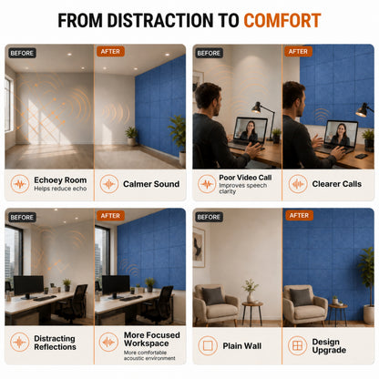 Felt PET Acoustic Panel | Office & Home Acoustics | Carolina
