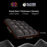 Galaxy Acoustic Foam 1x1 ft, Charcoal