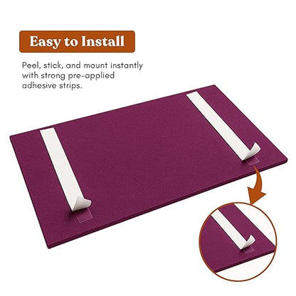 FeltPin Bulletin Board 120x60cm | Berry | 1 Pc