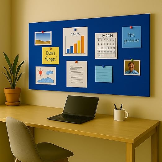 FeltPin Bulletin Board 120x60cm | Iris | 1 Pc