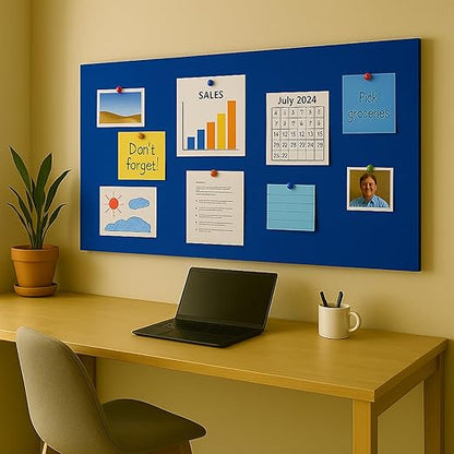 FeltPin Bulletin Board 120x60cm | Iris | 1 Pc