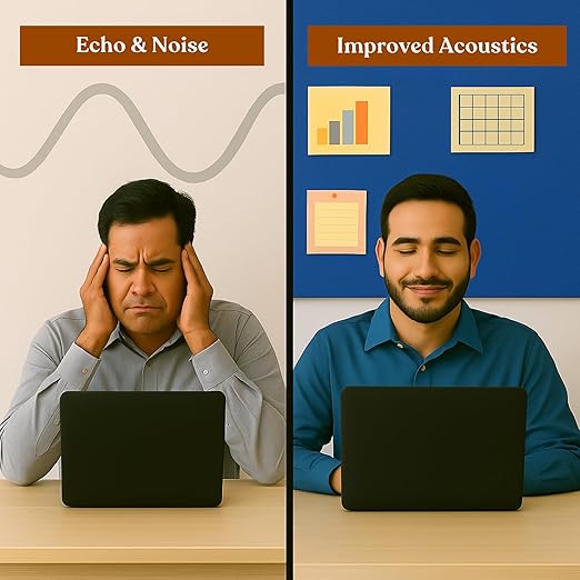 FeltPin Bulletin Board 120x60cm | Iris | 1 Pc