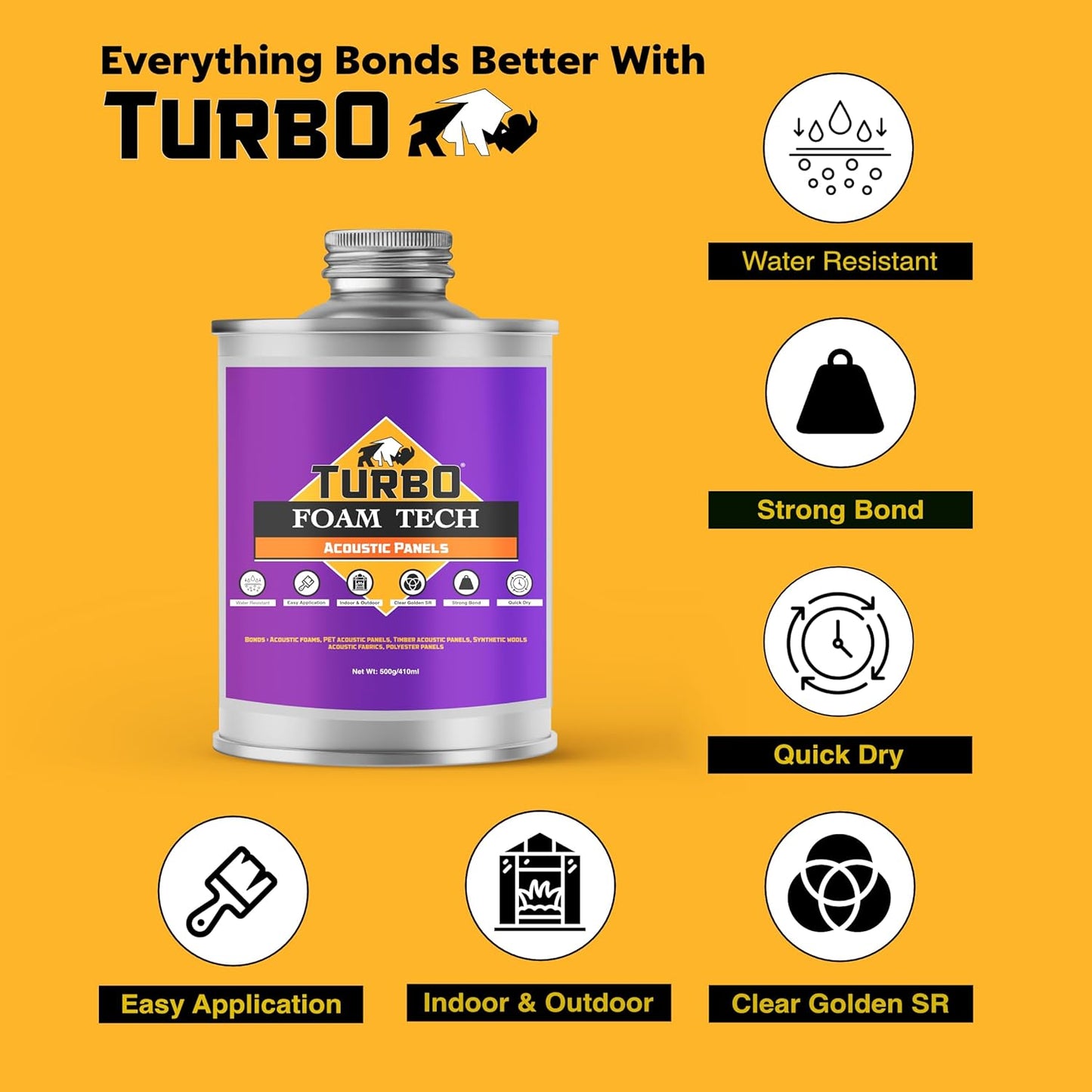 Acoustic SR Adhesive | 410ml Purple