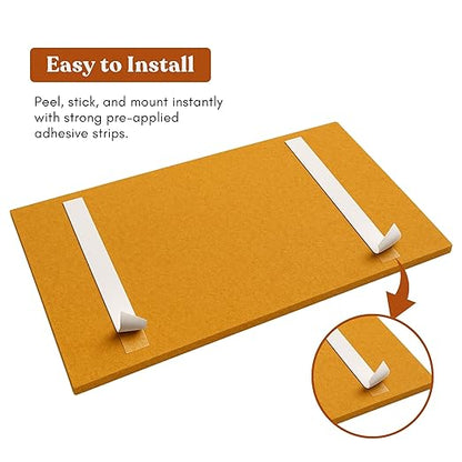 FeltPin Bulletin Board 120x60cm | Mustard | 1 Pc