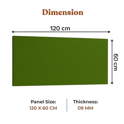 FeltPin Bulletin Board 120x60cm | Olive | 1 Pc