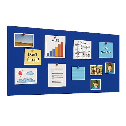 FeltPin Bulletin Board 120x60cm | Iris | 1 Pc