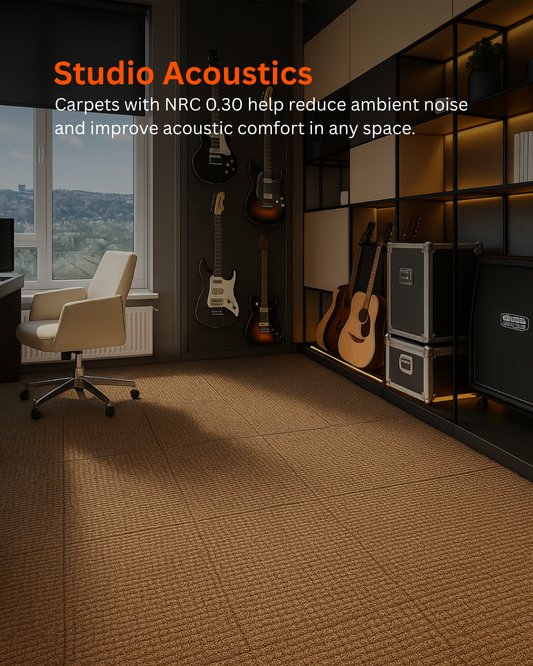 Acoustic Carpet Tiles -Sand Reef