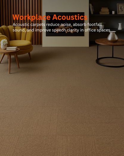 Acoustic Carpet Tiles -Sand Reef