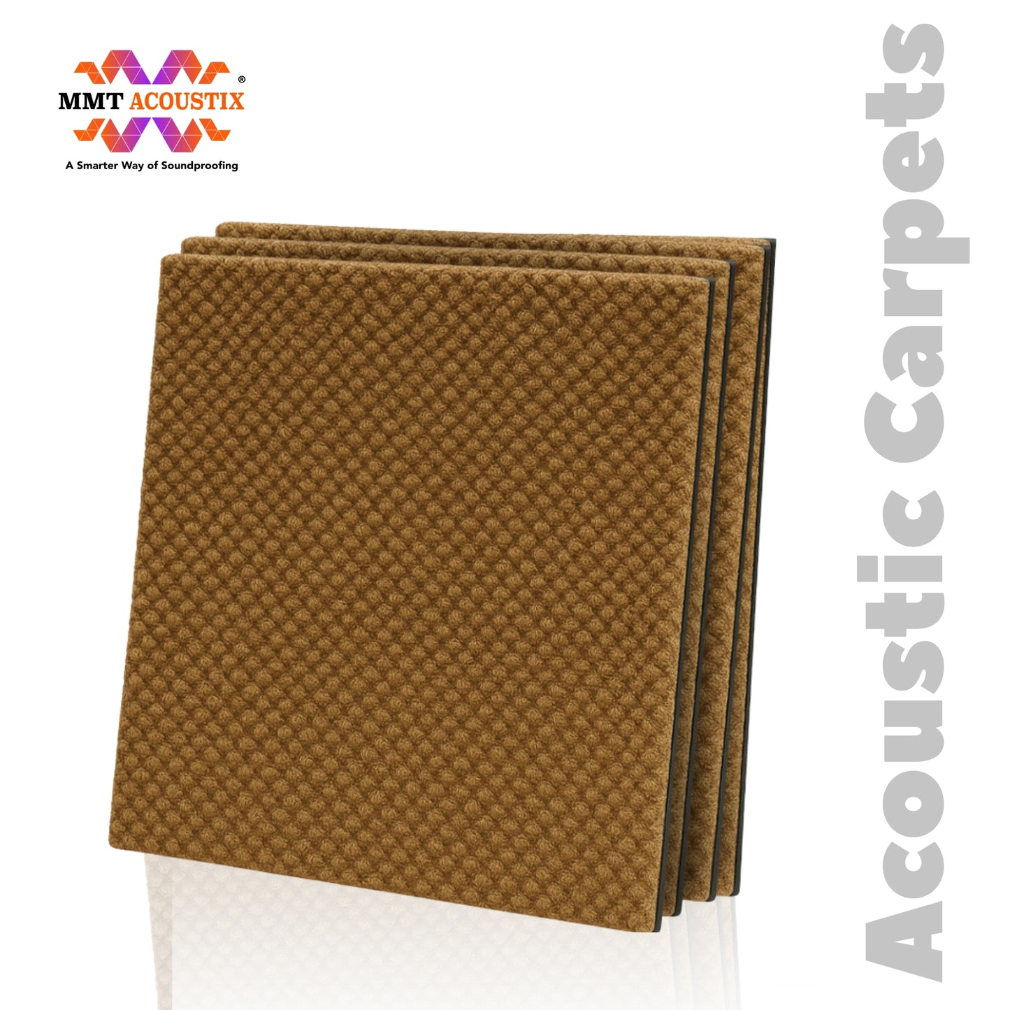 Acoustic Carpet Tiles | 50x50 cm | Sand Reef | 64 Sq Ft