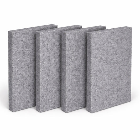 Fabric Acoustic Panel - 4x2 Ft, Grey