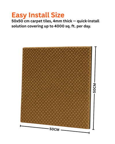 Acoustic Carpet Tiles -Sand Reef