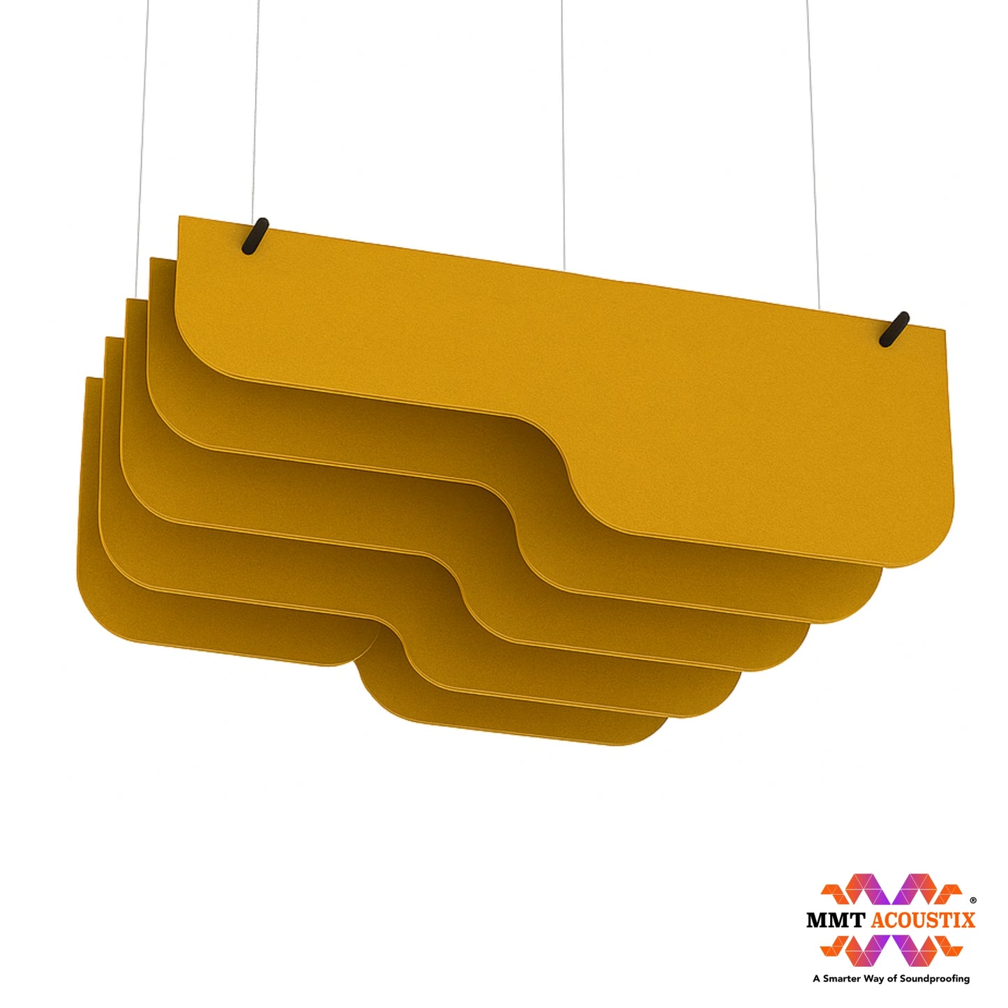 Acoustic Ceiling Baffles, PulseArc, 4 pcs