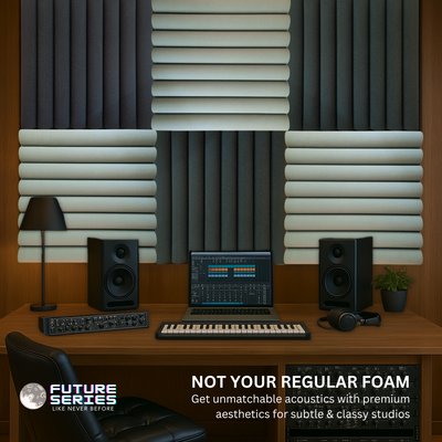 Curve Acoustic Foam | Future Series | 24"x24"x2"