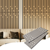 SoundAxe® Timber Acoustic Panels | 4’x2’ 20mm Soundproofing Panel | Wood & PET Aesthetic Sound Absorption & Diffusion |