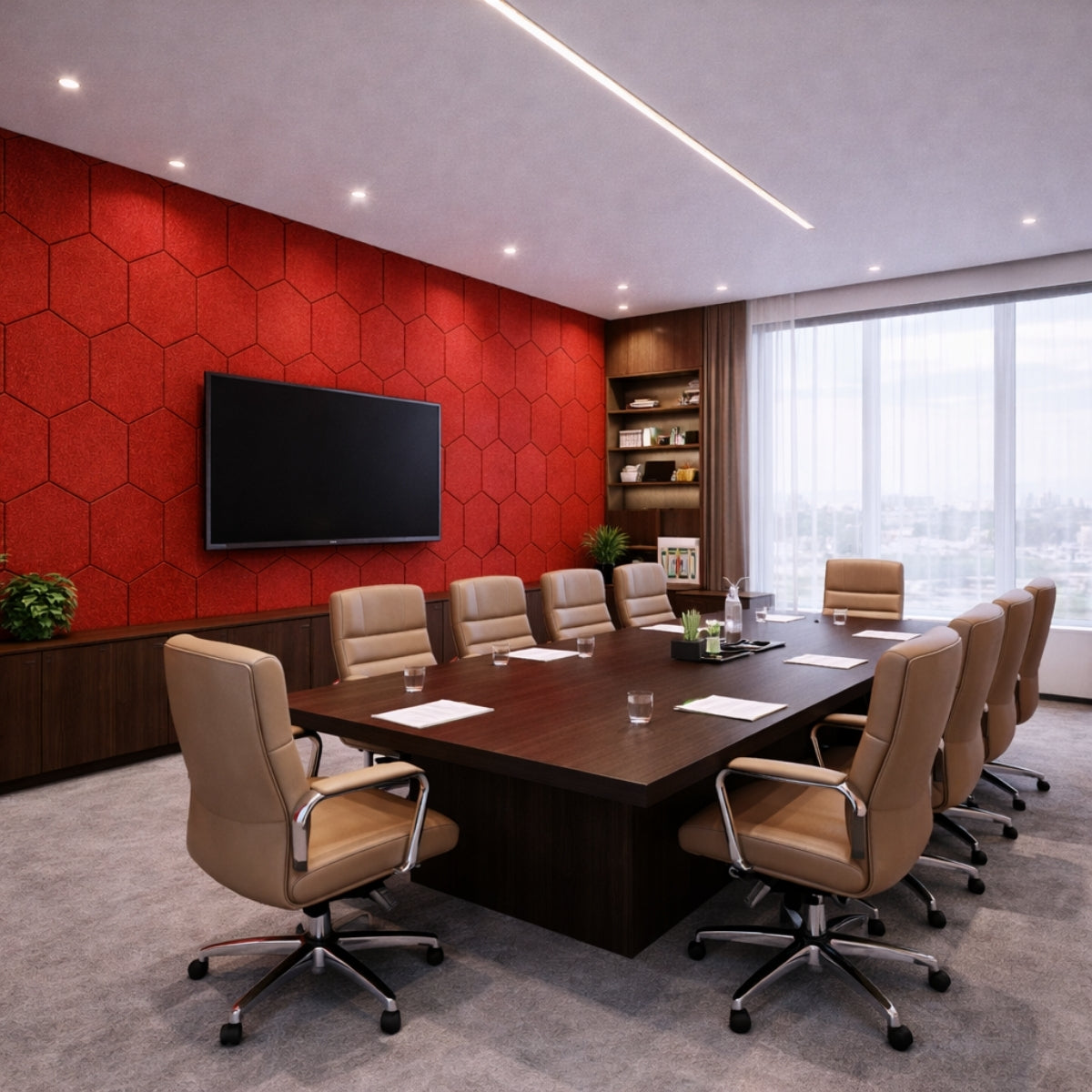 HexaFelt Bevelled Acoustic Panels | X-Mas | 7 Pcs