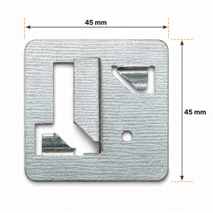 Aluminium Clip for Wooden Slat Panels
