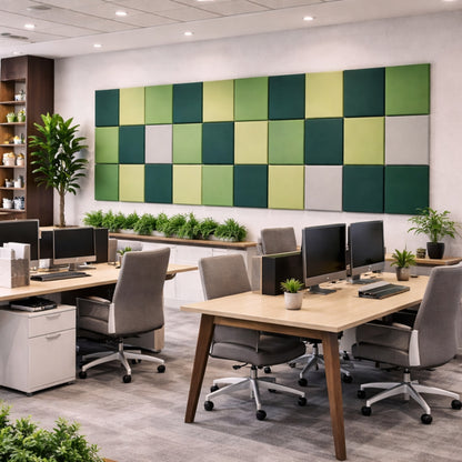 Fabric Acoustic Panel - 4x2 Ft, Beige