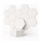 HexaFelt Bevelled Acoustic Panels | White | 7 Pcs