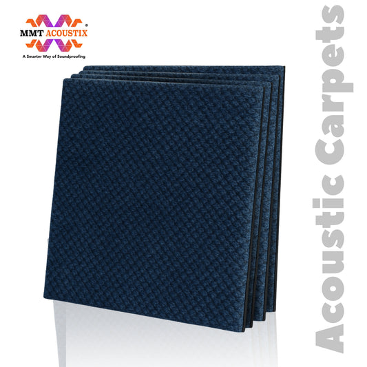 Acoustic Carpet Tiles | 50x50 cm | Marine Blue | 64 Sq Ft