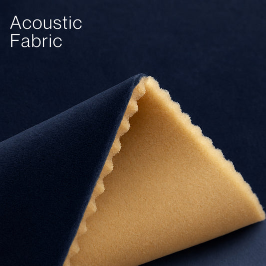 Acoustic Velvet Fabric | 300 GSM | Night Blue