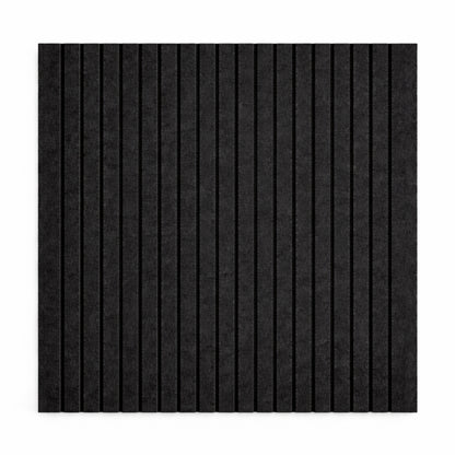 Slats Felt Acoustic Panels 30×30 cm Panels Ash Set of 8
