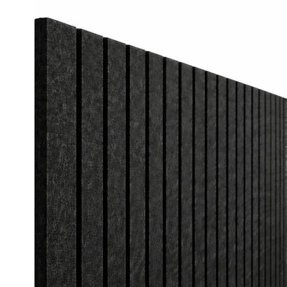Slats Felt Acoustic Panels 30×30 cm Panels Ash Set of 8