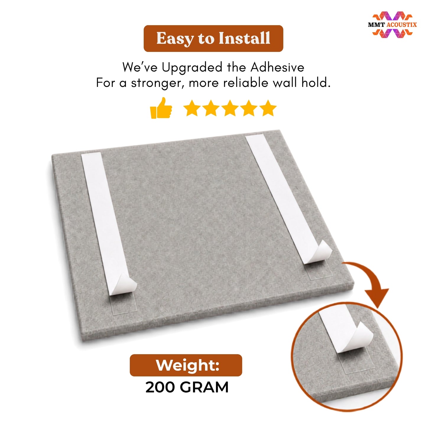 FeltPin Bulletin Board 30x30cm | Pumice