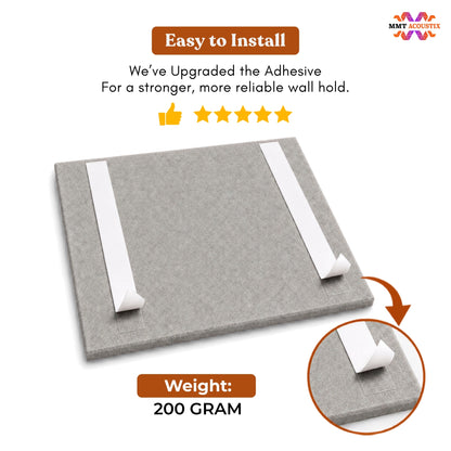 FeltPin Bulletin Board 30x30cm | Pumice