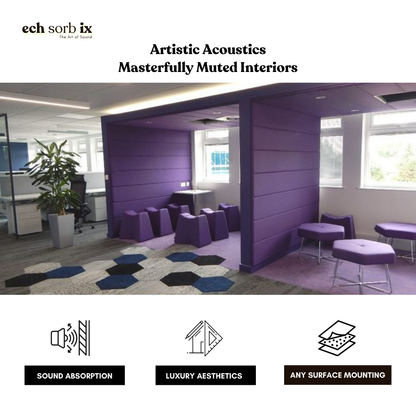 ColourMute PET Acoustic Panel | Berry