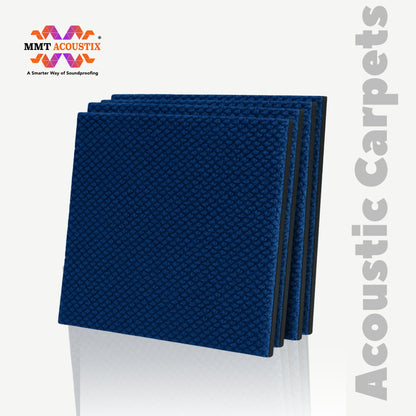 Acoustic Carpet Tiles | 50x50 cm | Navy Blue | 64 Sq Ft