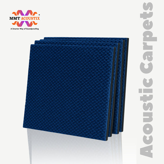 Acoustic Carpet Tiles | 50x50 cm | Navy Blue | 64 Sq Ft