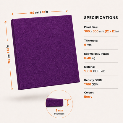 Felt PET Acoustic Panel | Office & Home Acoustics | Berry