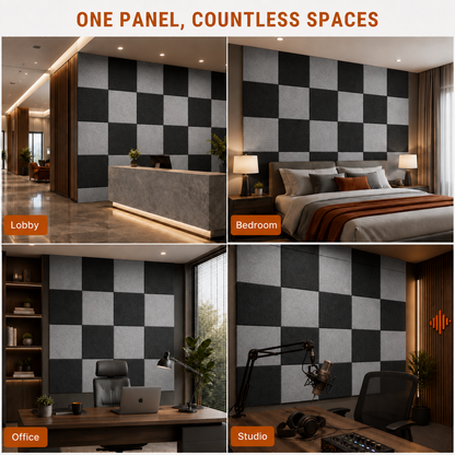 Felt PET Acoustic Panel | Office & Home Acoustics | Carbon