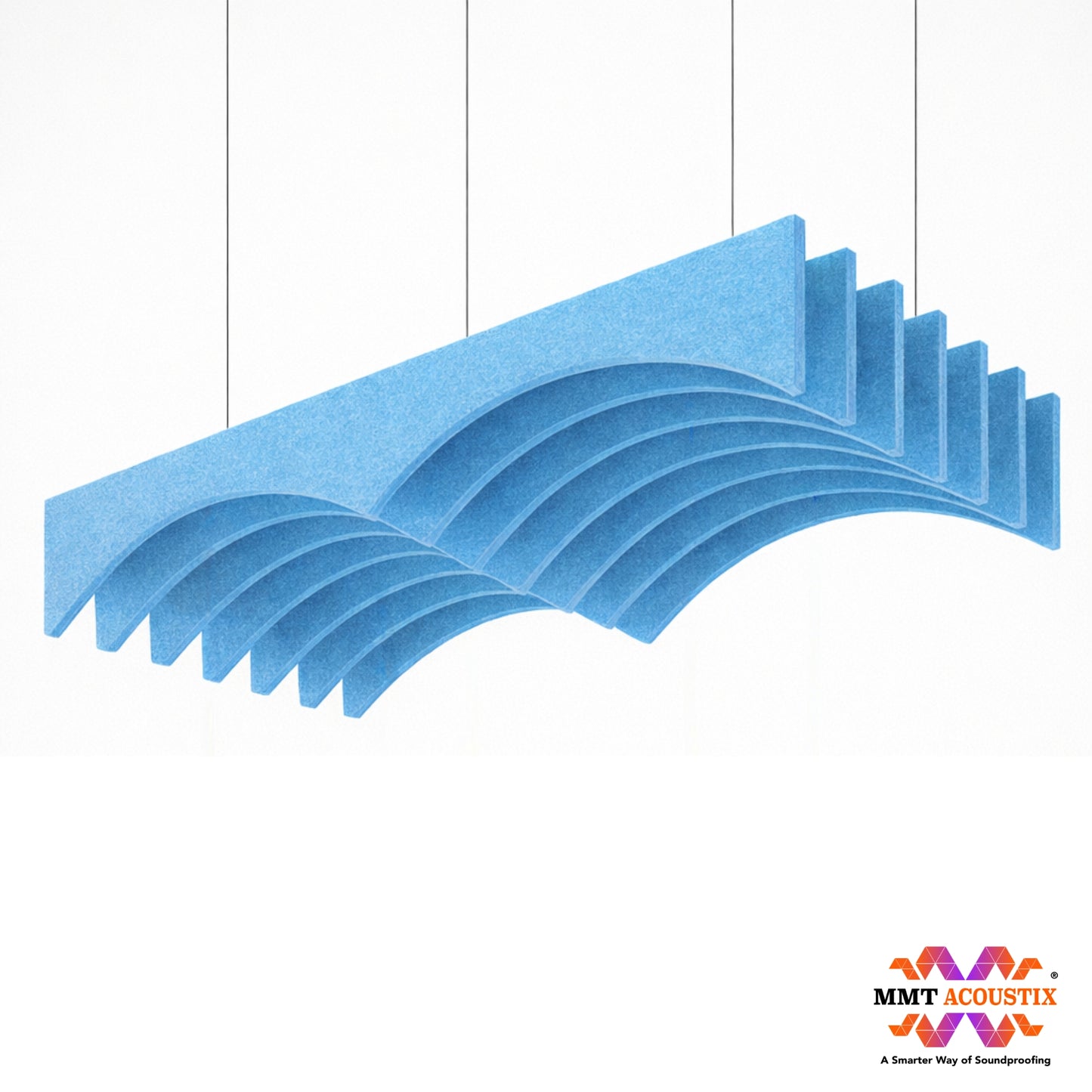 Acoustic Ceiling Baffles, Flow, 8 pcs
