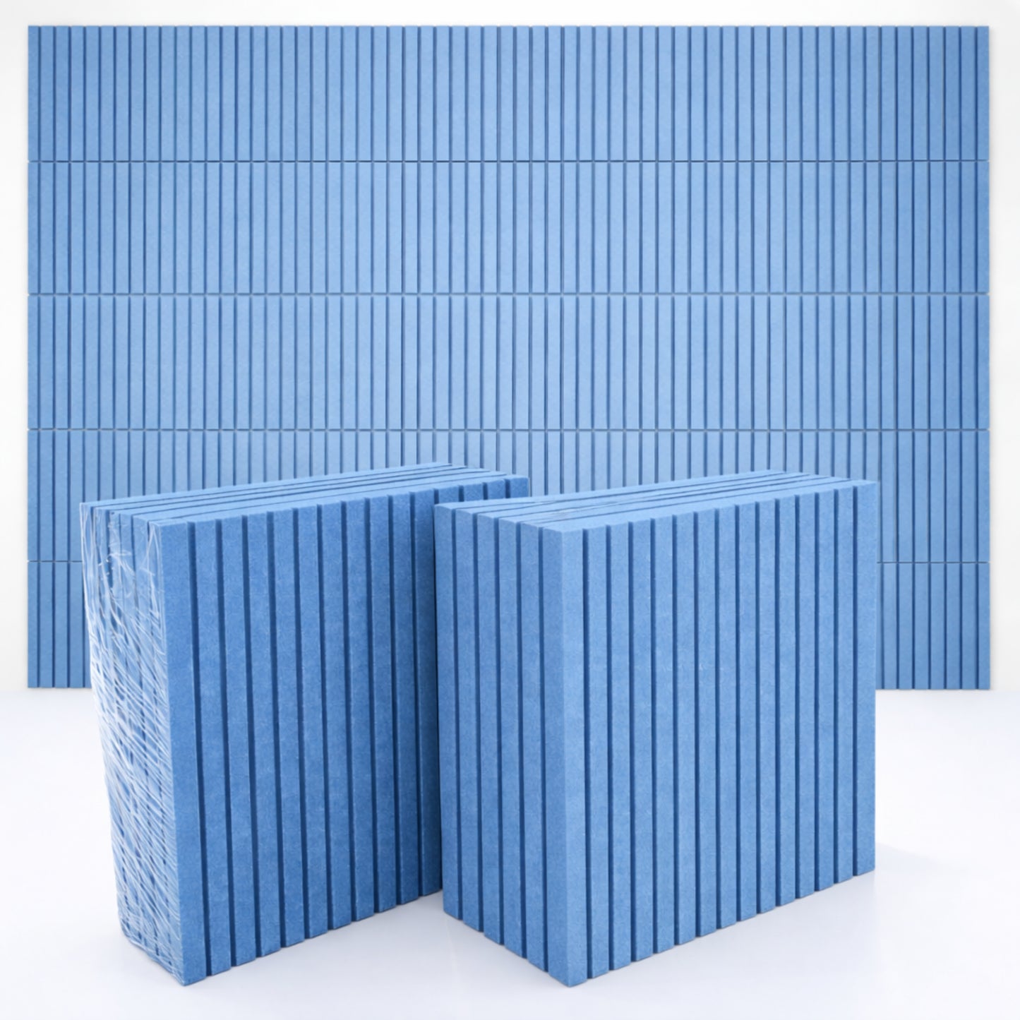 PET Acoustic Panels | 30x30cm Slats | Carolina | 8 Pcs