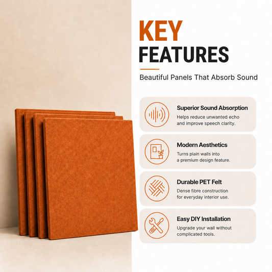Felt PET Acoustic Panel | Office & Home Acoustics | Carrot