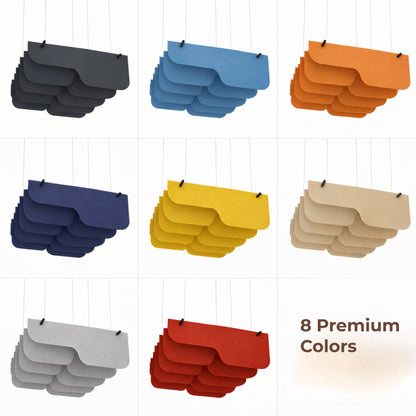 Acoustic Ceiling Baffles, PulseArc, 4 pcs