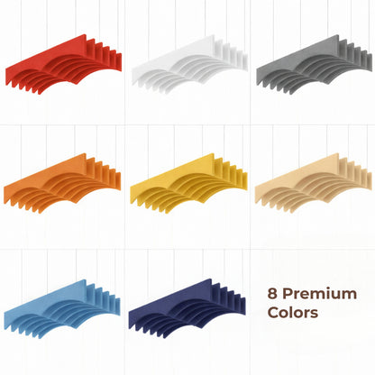 Acoustic Ceiling Baffles, Flow, 8 pcs