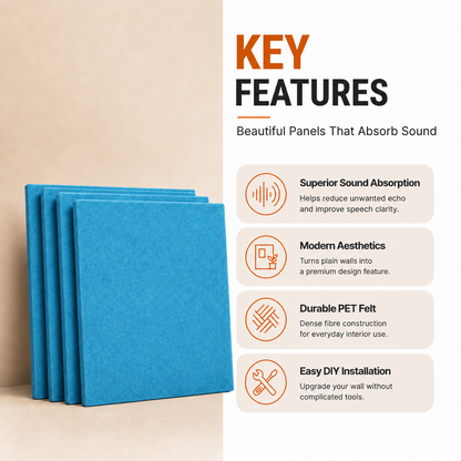 Felt PET Acoustic Panel | Office & Home Acoustics | Sky