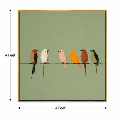 Harmony Perch – Printed Canvas Felt Acoustic Panel (4 X 4)