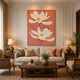 Coral Bloom – Printed Canvas Felt Acoustic Panel (4 X 3)
